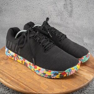 NWOB NOBULL Outwork Trainers Men's 12 Women's 13.5 Black Daisy Floral Shoes Gym